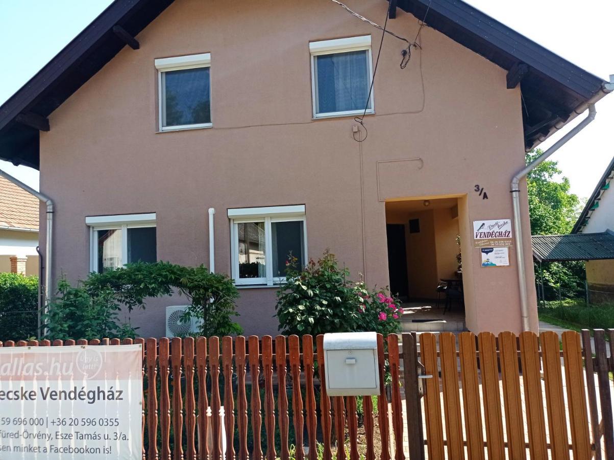 ホテル Partifecske Vendeghaz Tiszafüred エクステリア 写真